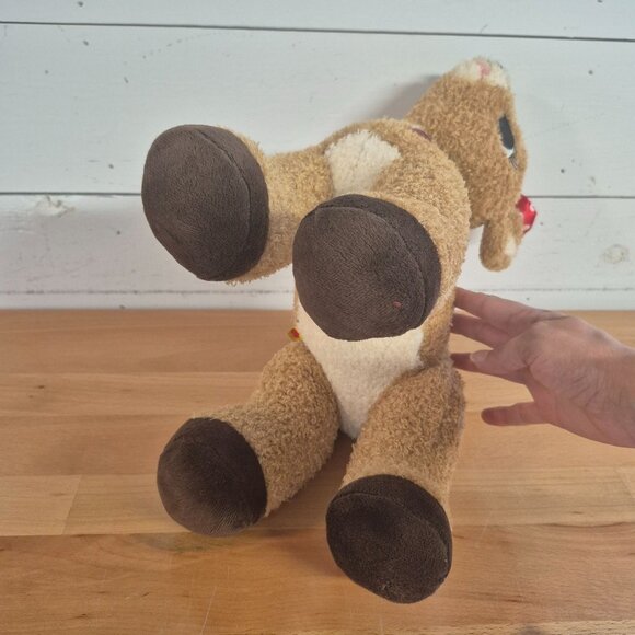 Build-A-Bear Plush Deer With Red Polka Dot Bow & Heart Gem 14" Soft Stuffed Toy - Picture 8 of 8